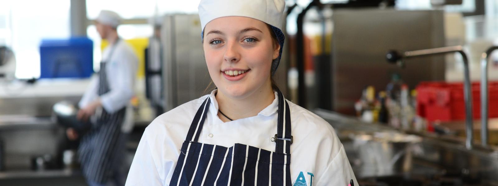 Student chef at ATU Galway