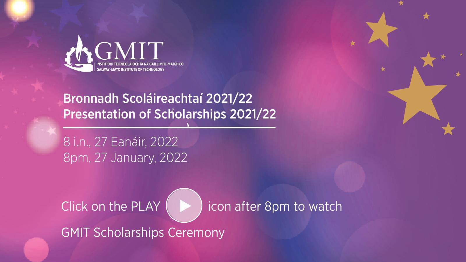 GMIT Scholarship video image